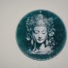 kuan yin goddess of mercy Guatemalan green jade