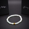 small bead burmese jade bracelet