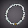 small bead burmese jade bracelet