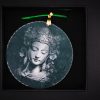Laser-etched Kuan Yin on Guatemalan Green Jade