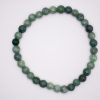 green burmese jadeite bracelet with 5.6mm beads